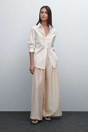 شلوار نارنجی زنانه Liyosel Massimo Dutti - کد 892587529