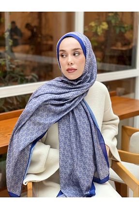 شال سرمه ای زنانه Modakaşmir - کد 896291632