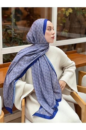 شال سرمه ای زنانه Modakaşmir - کد 896291632