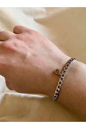دستبند استیل (فولاد) متالیک زنانه استیل (فولاد) bijoux uniques - کد 896283156