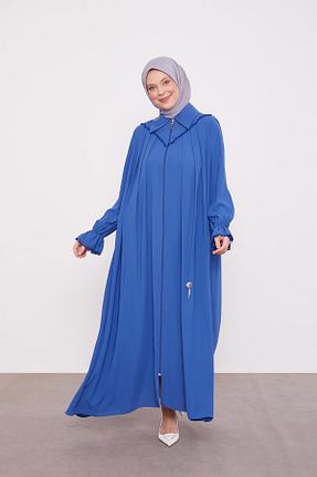 کلاه و ابایا سرمه ای زنانه پنبه پلی استر Levidor - کد 896300609