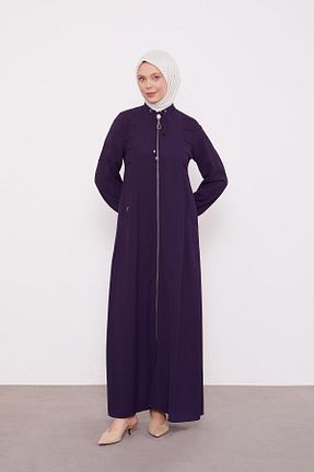 کلاه و ابایا بنفش زنانه پنبه ای Levidor - کد 896301897