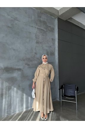 لباس حجاب زنانه 3/4 Boy ışık tesettur - کد 896296502