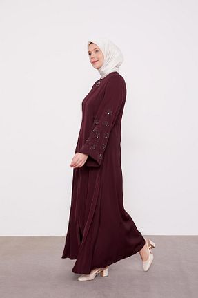 کلاه و ابایا بنفش زنانه پنبه ای Levidor - کد 896302444