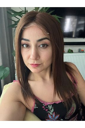 کلاه گیس قهوه ای زنانه Kuzimor - کد 896291460