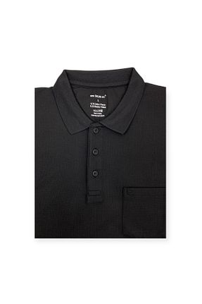 تیشرت سایز بزرگ مشکی مردانه تکی Sadık Collection - کد 897488743