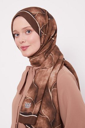 شال قهوه ای زنانه ویسکون Levidor - کد 896324250