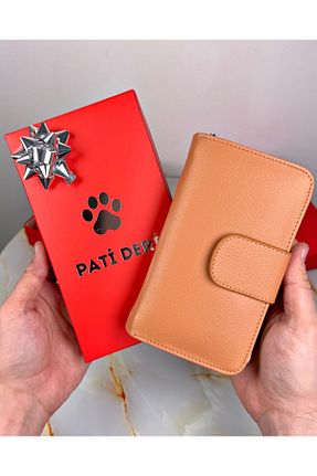 کیف پول بژ زنانه سایز متوسط patideri - کد 896311854