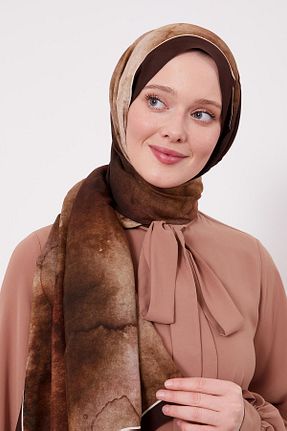 شال قهوه ای زنانه ویسکون Levidor - کد 896323523