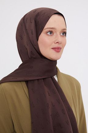شال قهوه ای زنانه پلی استر Levidor - کد 896299641