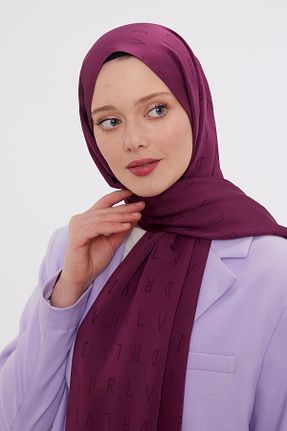 شال بنفش زنانه پلی استر Levidor - کد 896299649