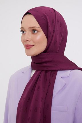 شال بنفش زنانه پلی استر Levidor - کد 896299649