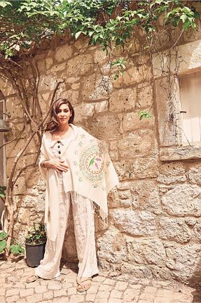 شال نباتی زنانه پنبه ای Dosimira - کد 39029677