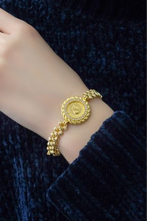 دستبند طلا زرد زنانه 8 عیار aytekgold - کد 216771769
