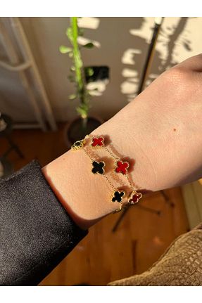 دستبند استیل (فولاد) مشکی زنانه استیل (فولاد) Asteria Jewelry - کد 866702138