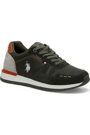 کفش اسنیکر خاکی مردانه بند دار U.S. Polo Assn. - کد 824390013