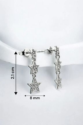 گوشواره نقره زنانه 925 عیار jelux silver - کد 311622214