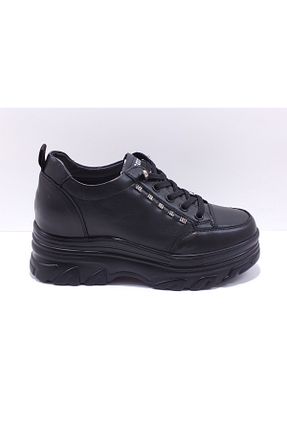 کفش کژوال مشکی زنانه چرم خالص Guja - کد 896353991