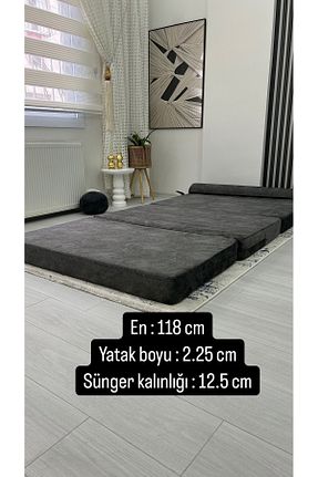 کاناپه طوسی مخمل MEVSİMHOME - کد 860522114