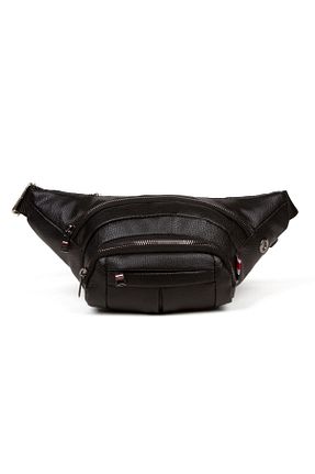 کیف کمری مشکی مردانه چرم مصنوعی Newish Polo - کد 873738181