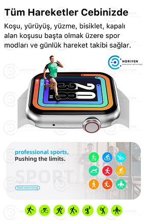 ساعت هوشمند صورتی گارانتی وارد کننده Noriyen - کد 895976224