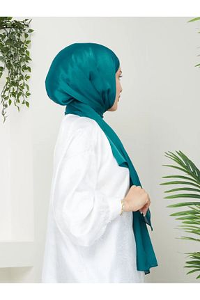 شال سبز زنانه شیفون nacar çarşı - کد 896349760