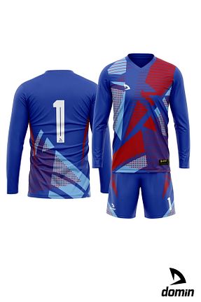 لباس فرم دروازه بان آبی مردانه DOMİN SPOR - کد 865725189