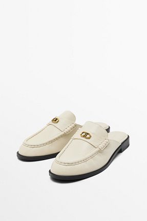 کفش کژوال سفید زنانه چرم خالص Massimo Dutti - کد 897517286