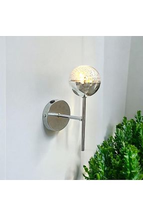 چراغ دیواری طوسی فلزی retro home design - کد 897523118
