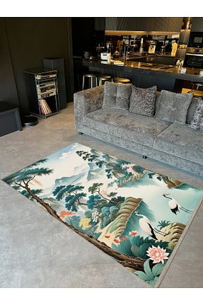 فرش رنگی قابل شستشو Rugs Modern Halı - کد 896410079