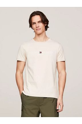 تیشرت بژ مردانه اسلیم فیت Tommy Hilfiger - کد 845732810