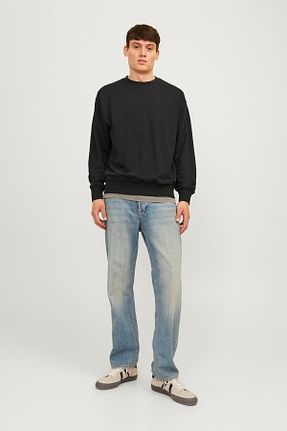 سوئیشرت مشکی مردانه ساده Jack & Jones - کد 852234474