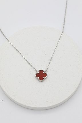 ست نقره زرشکی زنانه زیرکن Inure Jewelry - کد 896416577