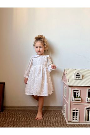 لباس سفید بچه گانه بافتنی penu baby kids - کد 898364362