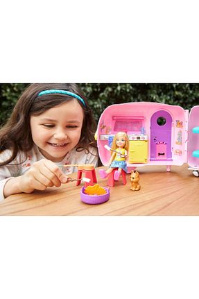 عروسک و اکسسوری صورتی بچه گانه Barbie - کد 31354954