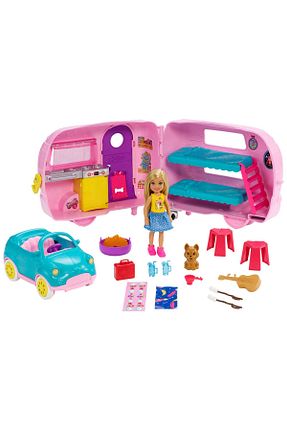 عروسک و اکسسوری صورتی بچه گانه Barbie - کد 31354954