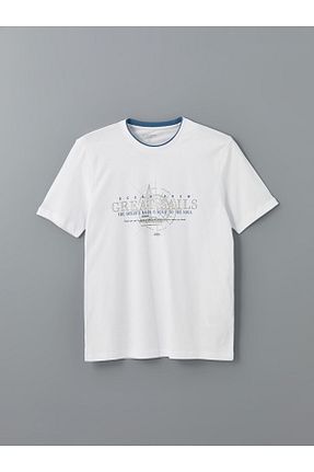 تیشرت سفید مردانه رگولار LC Waikiki - کد 896454312