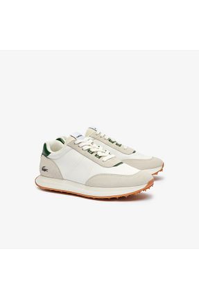کفش اسنیکر سفید مردانه بند دار Lacoste - کد 896471223