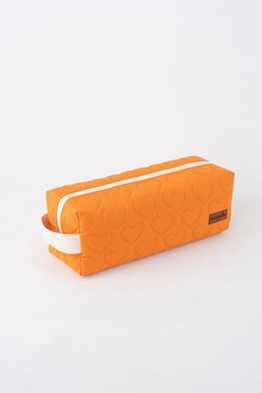 کیف پورتفوی و کلاچ نارنجی زنانه پارچه ای estrella paris - کد 893795300
