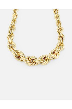 گردنبند استیل ( فولاد ) طلائی زنانه استیل (فولاد) LONDONACS - کد 896486460