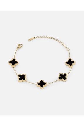 دستبند استیل (فولاد) طلائی زنانه استیل (فولاد) LONDONACS - کد 896486139
