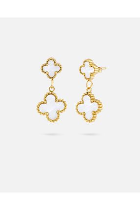 گوشواره استیل (فولاد) طلائی زنانه استیل (فولاد) LONDONACS - کد 896486241