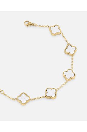 دستبند استیل (فولاد) طلائی زنانه استیل (فولاد) LONDONACS - کد 896486282