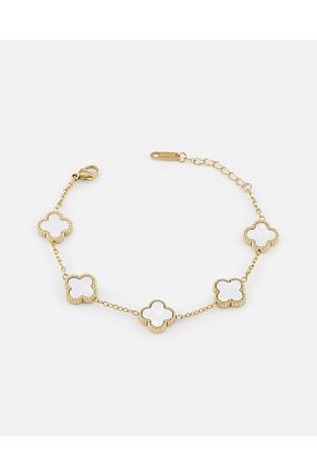 دستبند استیل (فولاد) طلائی زنانه استیل (فولاد) LONDONACS - کد 896486282