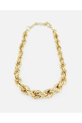 گردنبند استیل ( فولاد ) طلائی زنانه استیل (فولاد) LONDONACS - کد 896486460