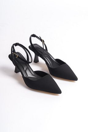 کفش پاشنه بلند کلاسیک مشکی زنانه چرم مصنوعی Bak Store - کد 805560487