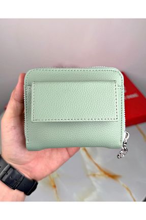 کیف پول فیروزه ای زنانه سایز متوسط patideri - کد 896543429