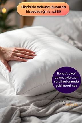 بالش سفید Pamuklu Viselia - کد 675504554
