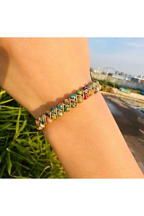 دستبند جواهر زنانه سنگ طبیعی glasses accessory - کد 897361436