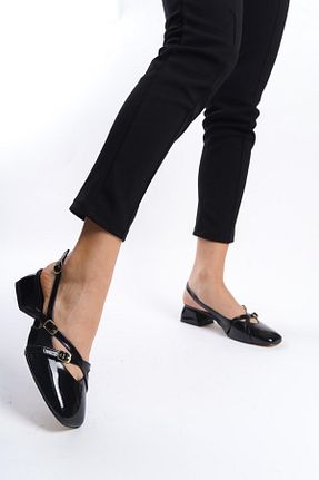 کفش پاشنه بلند کلاسیک مشکی زنانه چرم مصنوعی Bak Store - کد 799490859